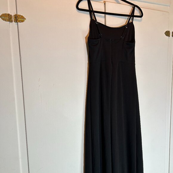 Birdy Grey A-line Cowl Neck Bridesmaid/ Prom Gown - Picture 3 of 12